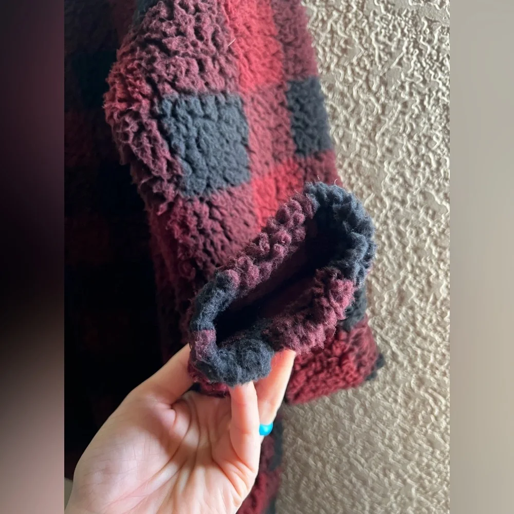 Alpine Sherpa Teddy Half Zip Pullover - Picture 4 of 6